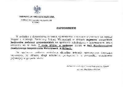 Zaproszenie na szkolenie