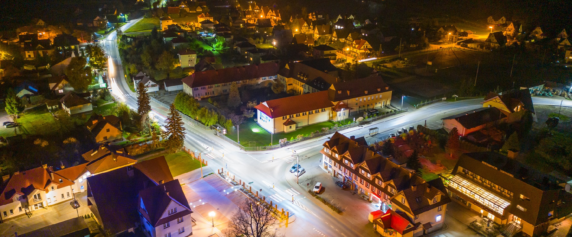 Panorama nocą