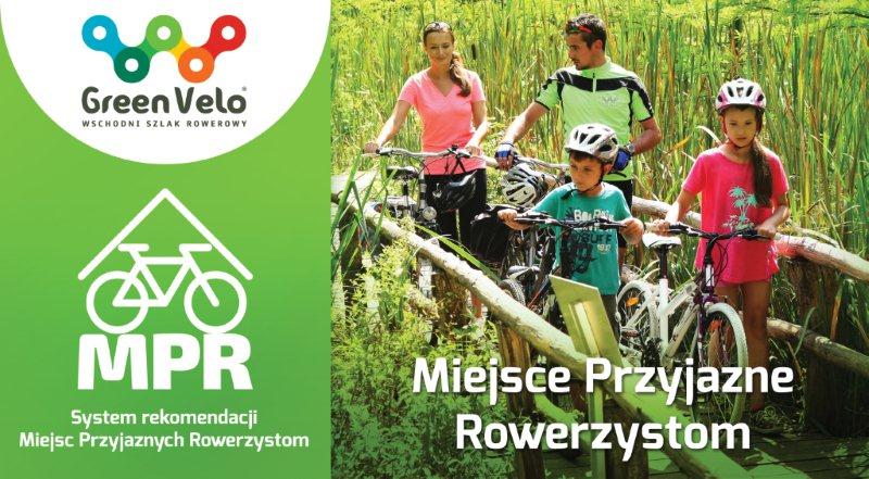 Miejsce przyjazne rowerom - plakat