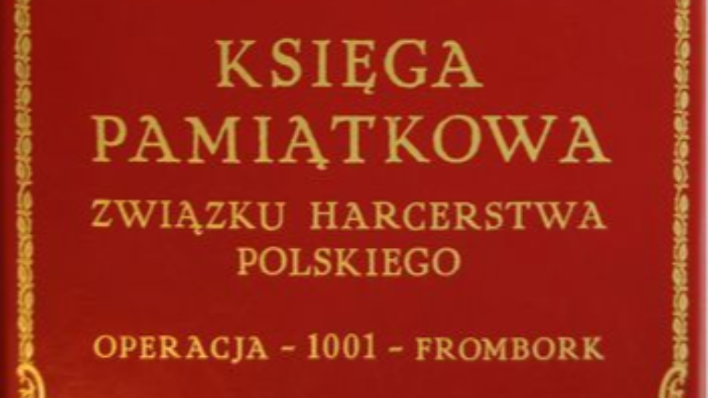 Okładka księgi pamiątkowej