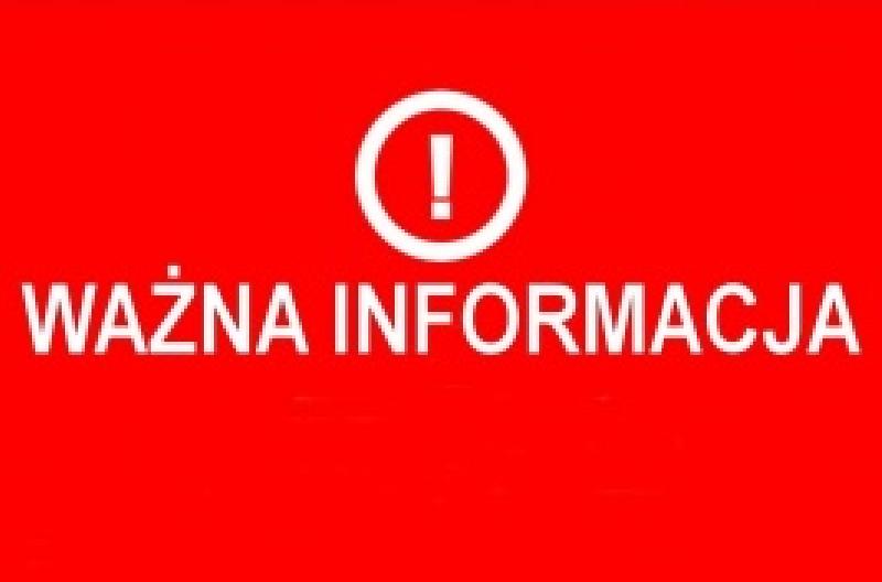 Ważna informacja